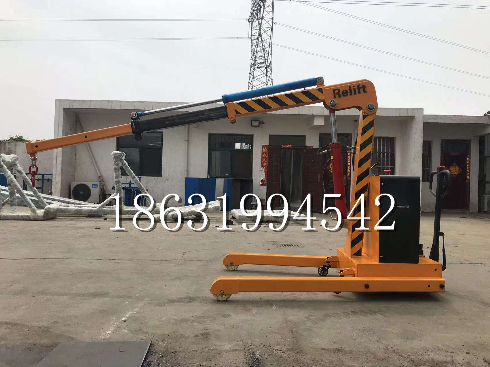 沁县久征定做3吨三轮随车吊 农用园林绿化移树吊 平板工程用小吊机