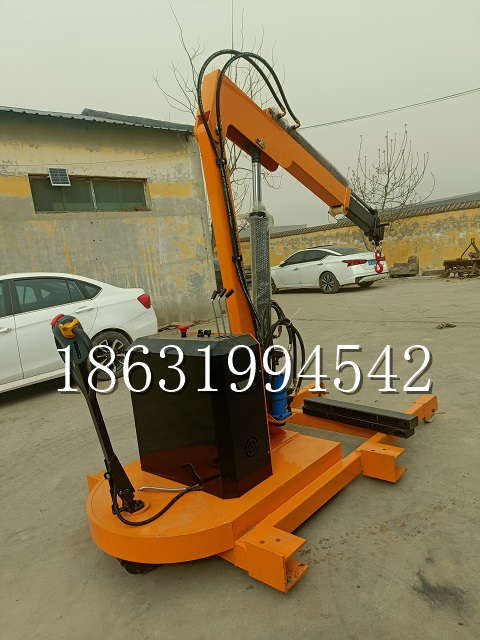 沁县自卸车厢随车吊 自制轮式四不像起重机 四驱平板吊 5吨 贵盛